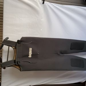 Hodgman Neoprene Waders Green Chest Height Fishing Waders Size MS